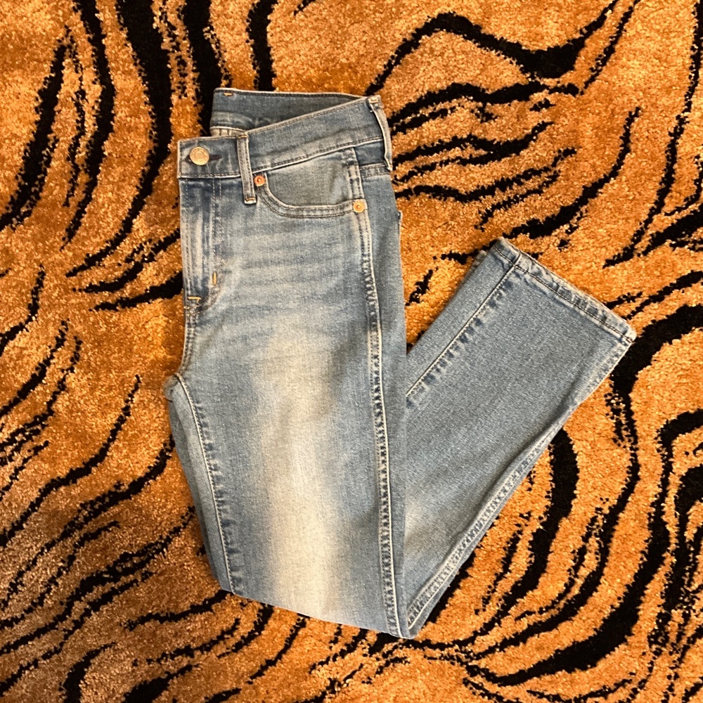 GAP Mid Rise Split-Hem Vintage Slim Jeans 24 Petite NWOT - Picture 4 of 4